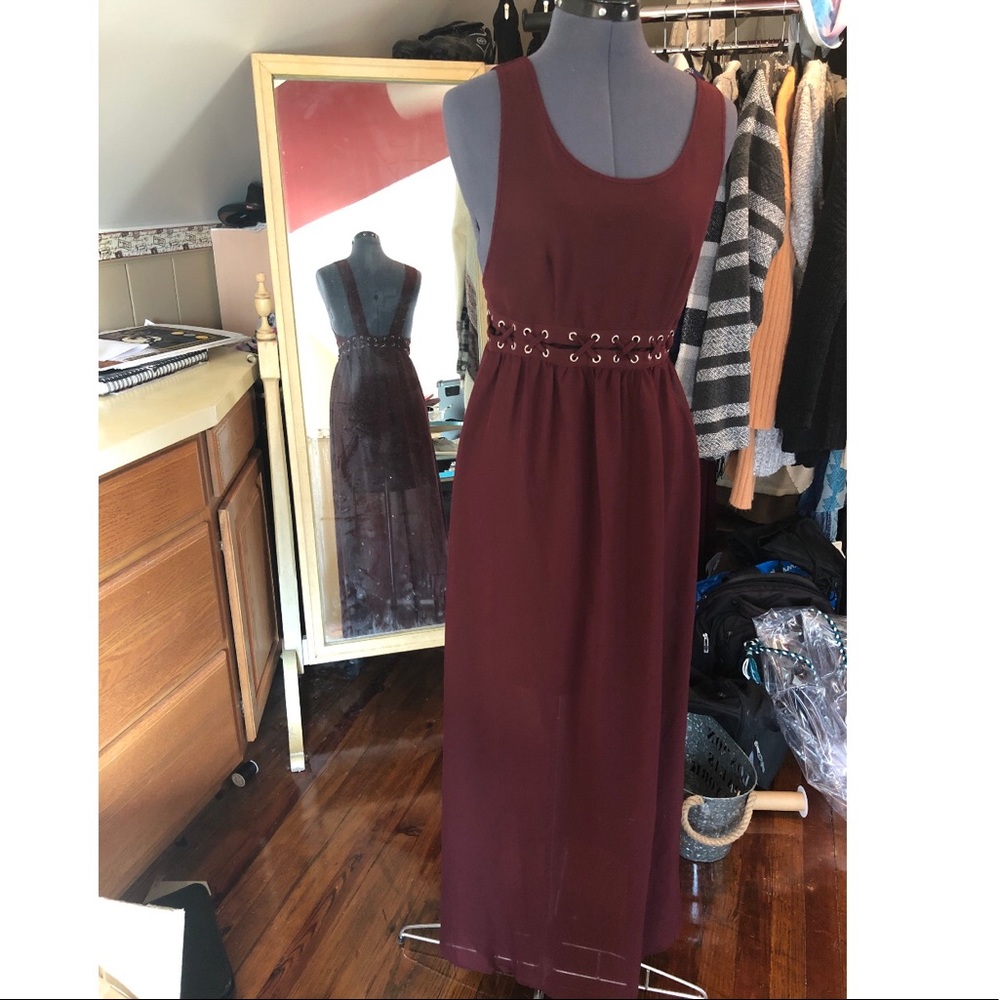 Maroon dress